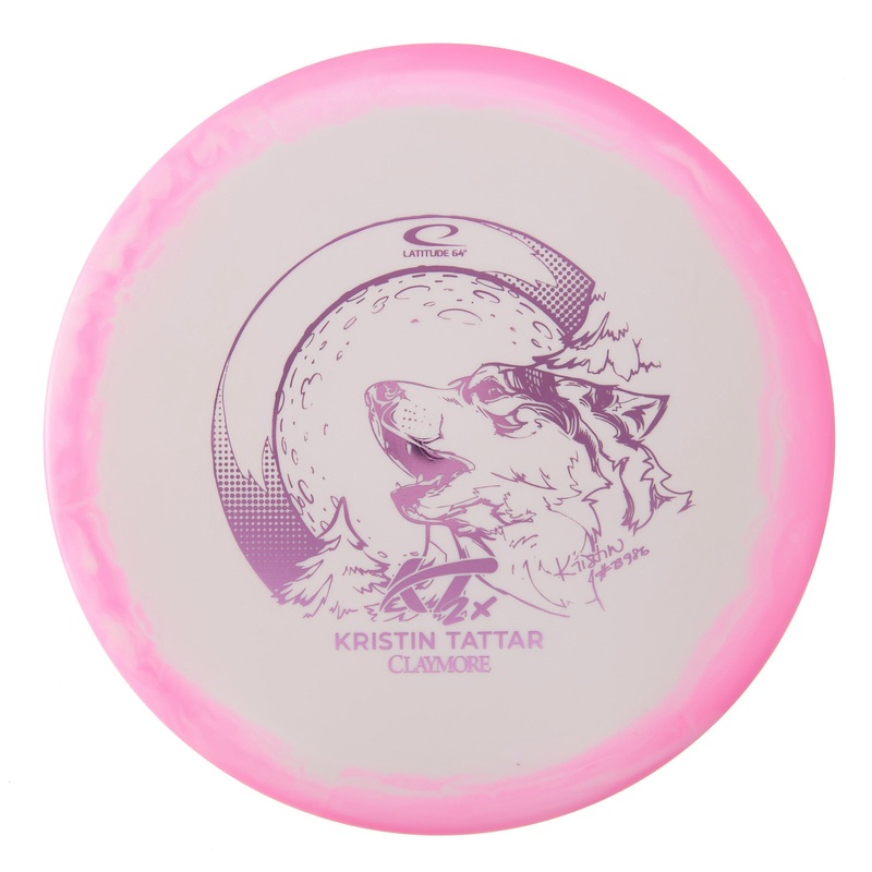 Latitude 64 Claymore – Kristin Tattar 2024 Team Series Gold Orbit 177g | Style 0003