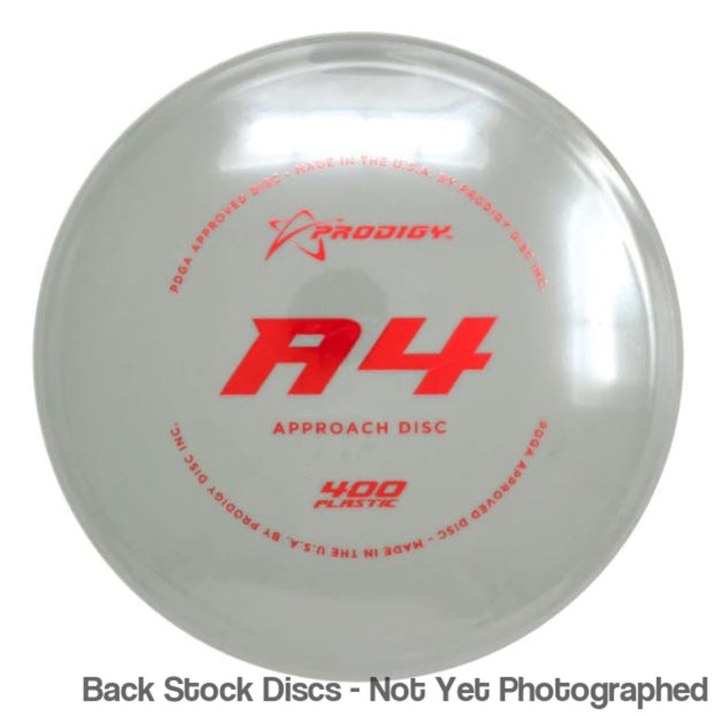 Prodigy 400 A4 Putter (Stock Stamp) [Back Stock Inventory – Disc and Stamp Color WILL VARY]