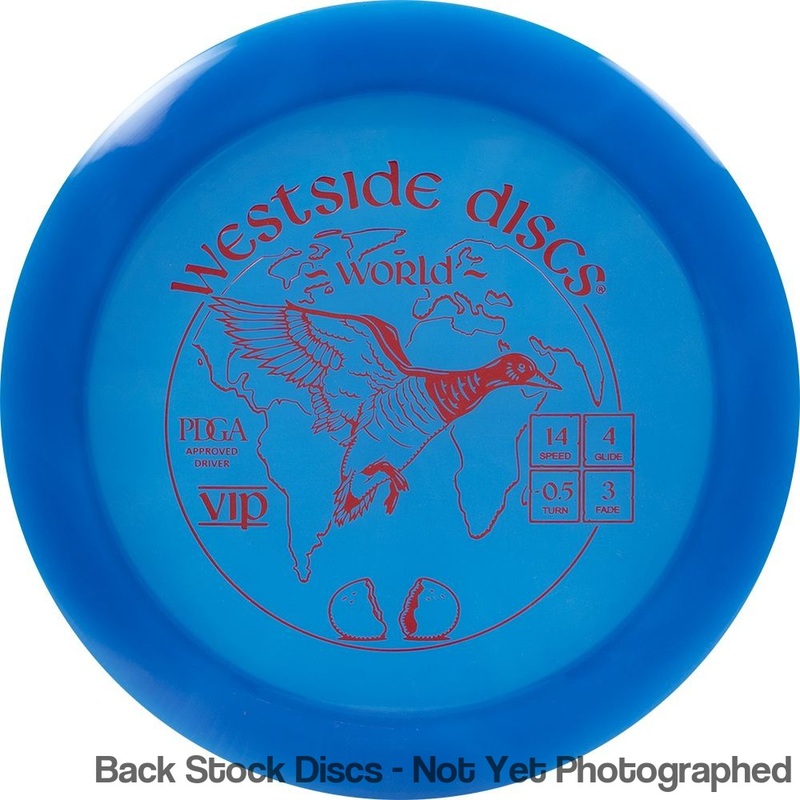 Westside VIP World Distance Driver (Stock Stamp) [Back Stock Inventory – Disc and Stamp Color WILL VARY]