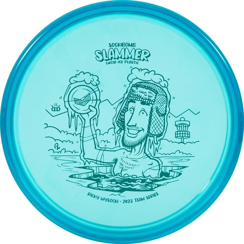 Dynamic Discs Lucid-Ice Sockibomb Slammer – Ricky Wysocki Ice Bath