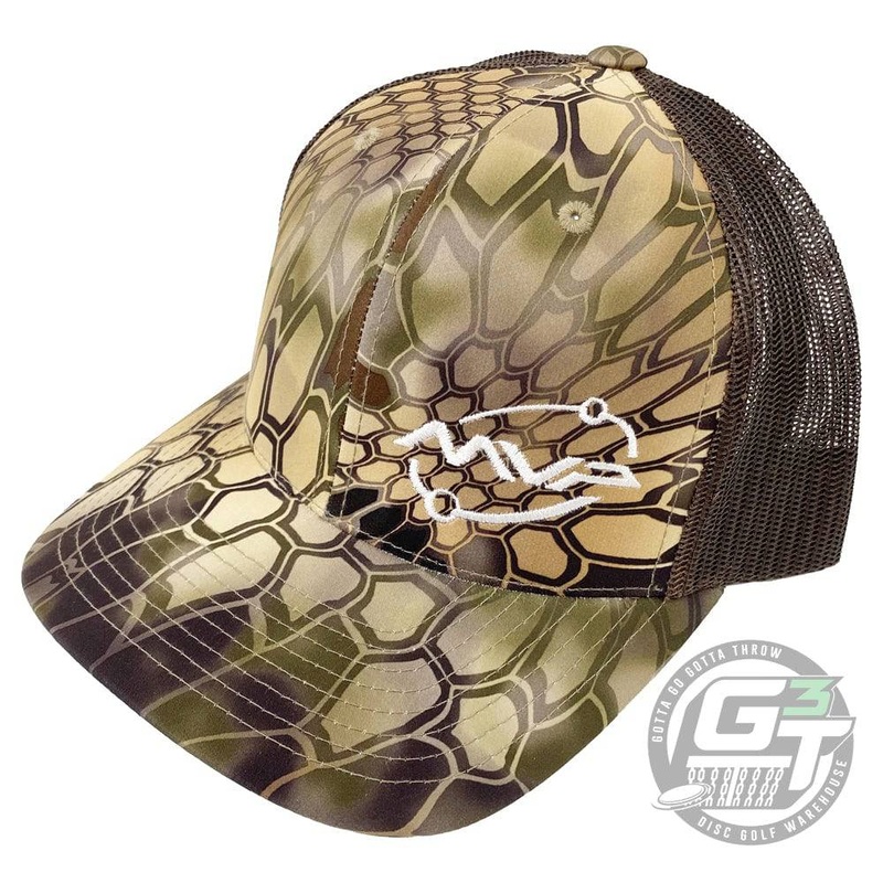 MVP Disc Sports Orbit Logo Kryptek Retro Trucker Snapback Mesh Disc Golf Hat