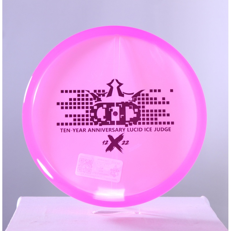 Dynamic Discs 10 Year Anniversary Stamp Lucid-Ice Judge Putter