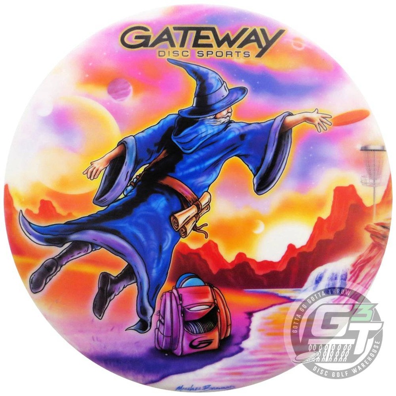 Gateway Limited Edition Artist Series V3 Full Color Diamond Wizard Putter Golf Disc