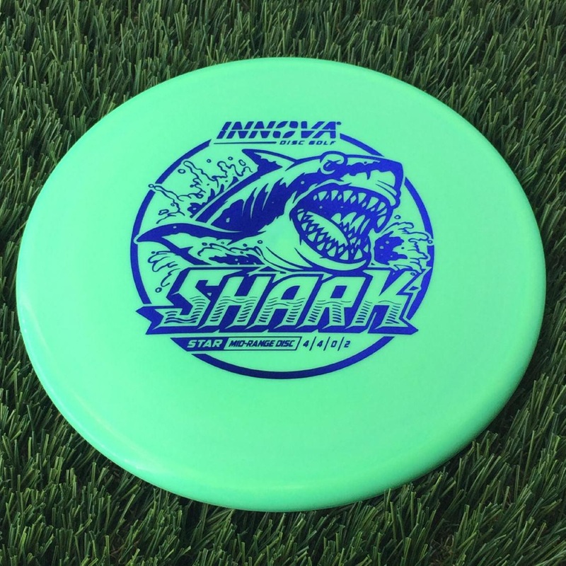 Innova Star Shark with Burst Logo Stock Stamp – 180g Light Green