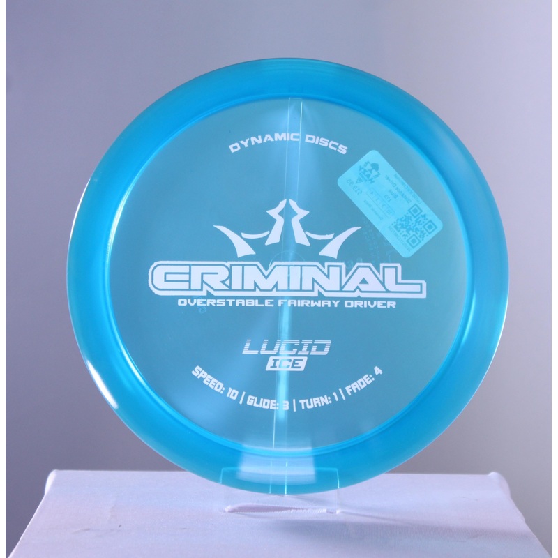 Dynamic Discs Lucid-Ice Criminal Distance Driver