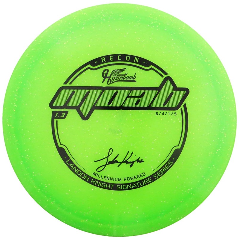 Hyzerbomb Limited Edition Signature Landon Knight Flat Top Metal Flake Recon MOAB Fairway Driver Golf Disc