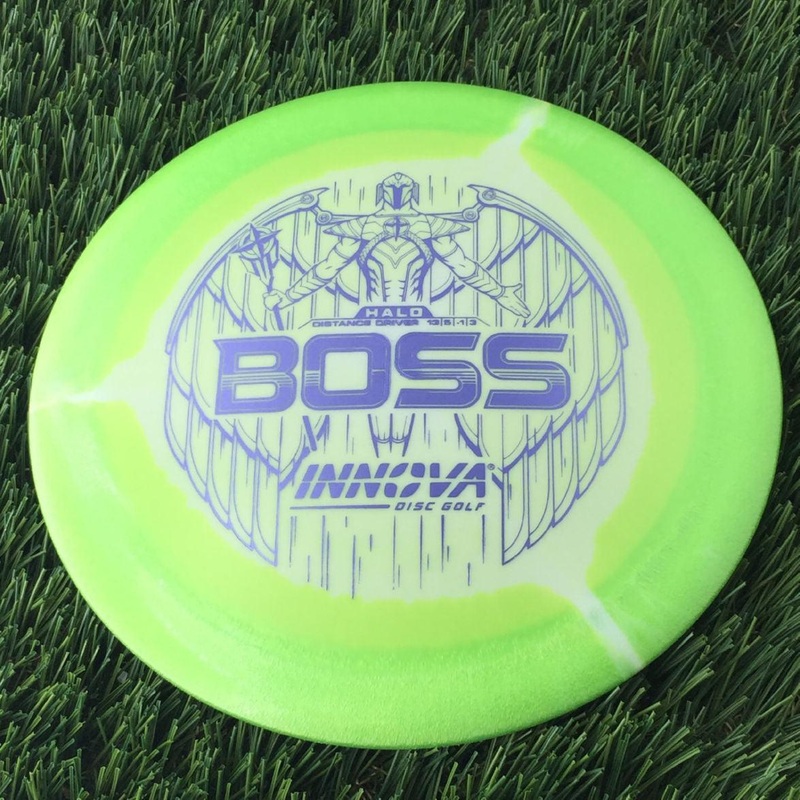 Innova Halo Star Boss with Burst Logo Stock Stamp – 139g – Bright Lime Green