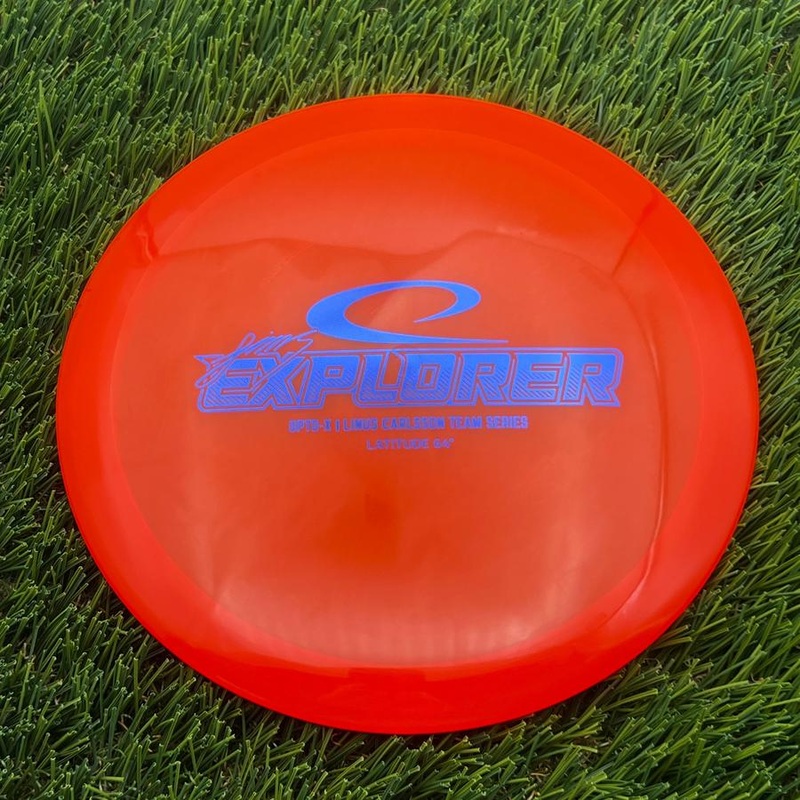 Latitude 64 Opto-X Explorer with Linus Carlsson Team Series 2025 Stamp – 175.74g – Orange
