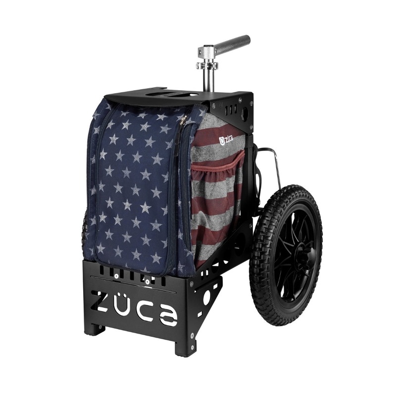 Zuca Black Compact Disc Golf Cart – Old Glory Compact Insert Bag