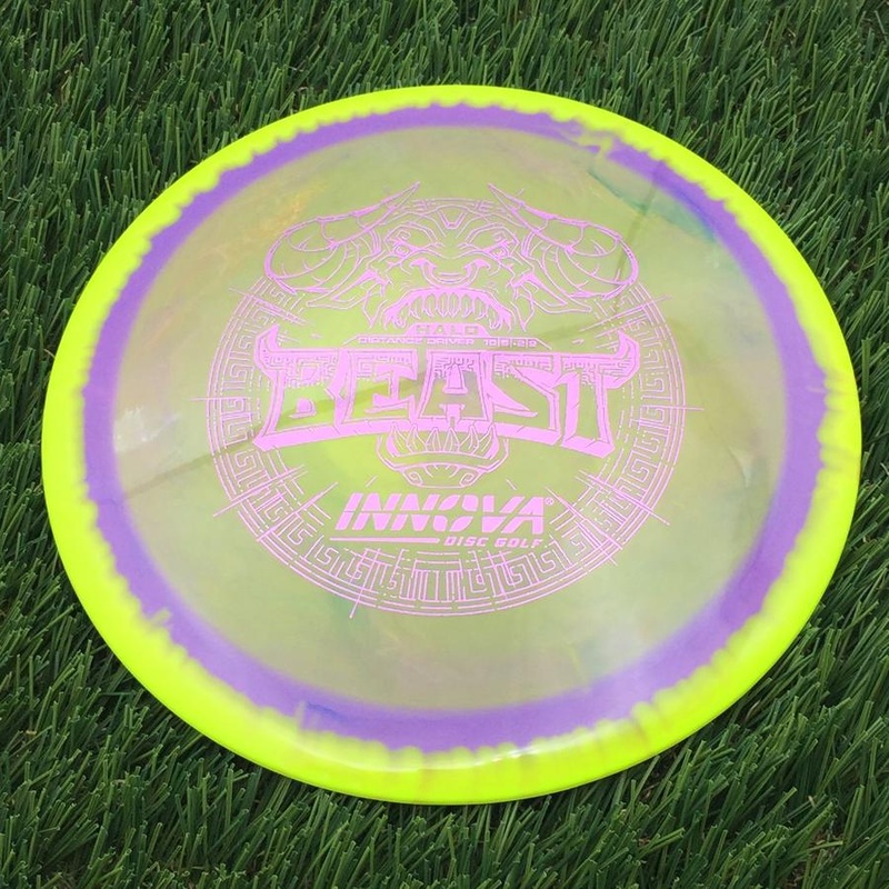 Innova Halo Star Beast with Burst Logo Stock Stamp – 171g – Purple Flight Plate Yellow