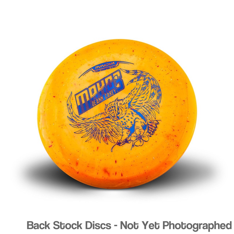 Innova Splatter Star Mako3 Midrange with Deann Carey 2022 Team Champion Tour Series Stamp [Back Stock Inventory – Disc and Stamp Color WILL VARY]