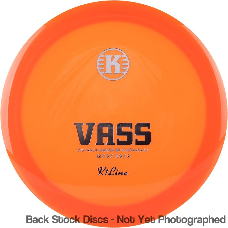 Kastaplast K1 Vass Distance Driver (Stock Stamp) [Back Stock Inventory – Disc and Stamp Color WILL VARY]