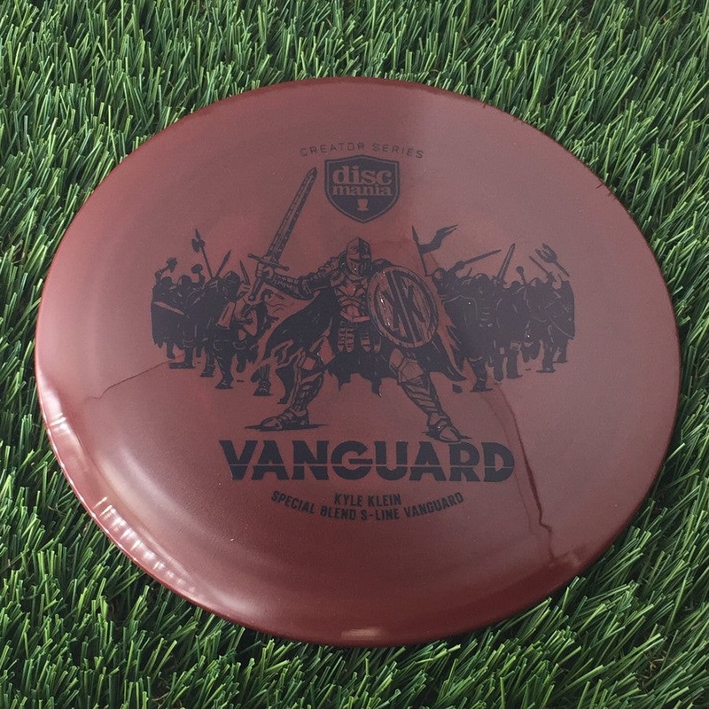 Discmania S-Line Special Blend Vanguard with Kyle Klein Creator Series – Army of Soldiers Stamp – 173g Dark Red