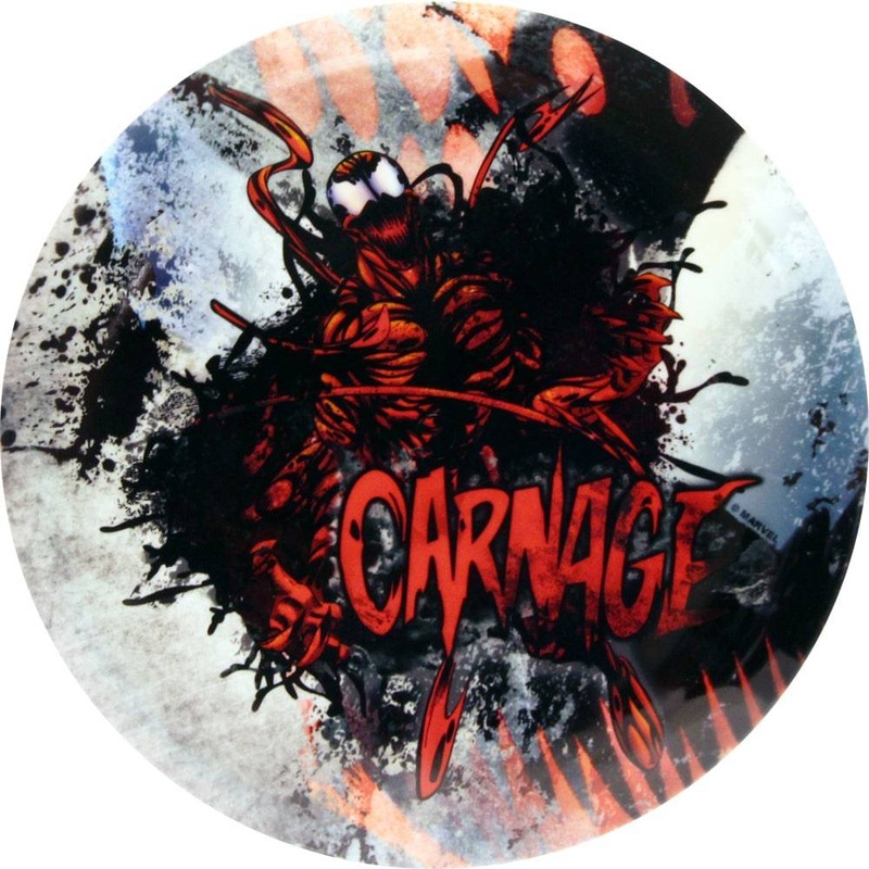 Dynamic Discs Marvel Carnage DyeMax Grunge Breakout Fuzion Verdict Midrange Golf Disc