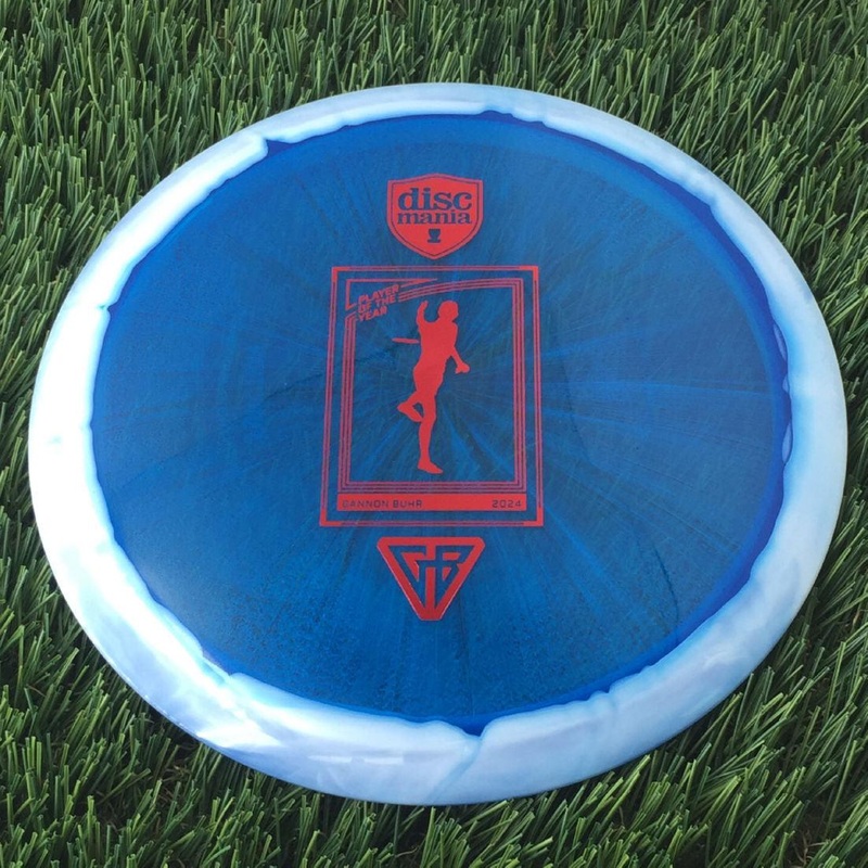Discmania Alloy Function with Gannon Buhr – 2024 Player of the Year Trading Card – GB Logo Stamp – 173g – Translucent Dark Blue