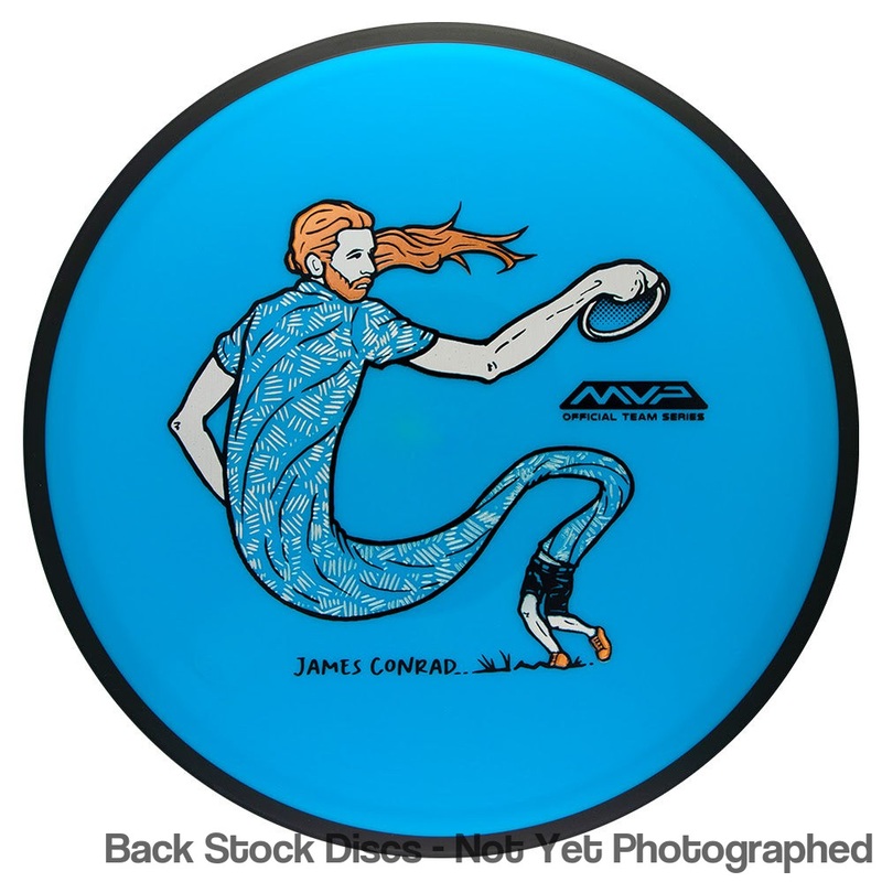 MVP Neutron Detour Midrange with James Conrad Team Series 2024 by DoubleRam Stamp [Back Stock Inventory – Disc and Stamp Color WILL VARY]