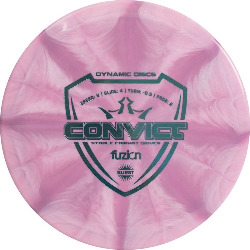 Dynamic Discs Fuzion Burst Convict Fairway Driver Golf Disc