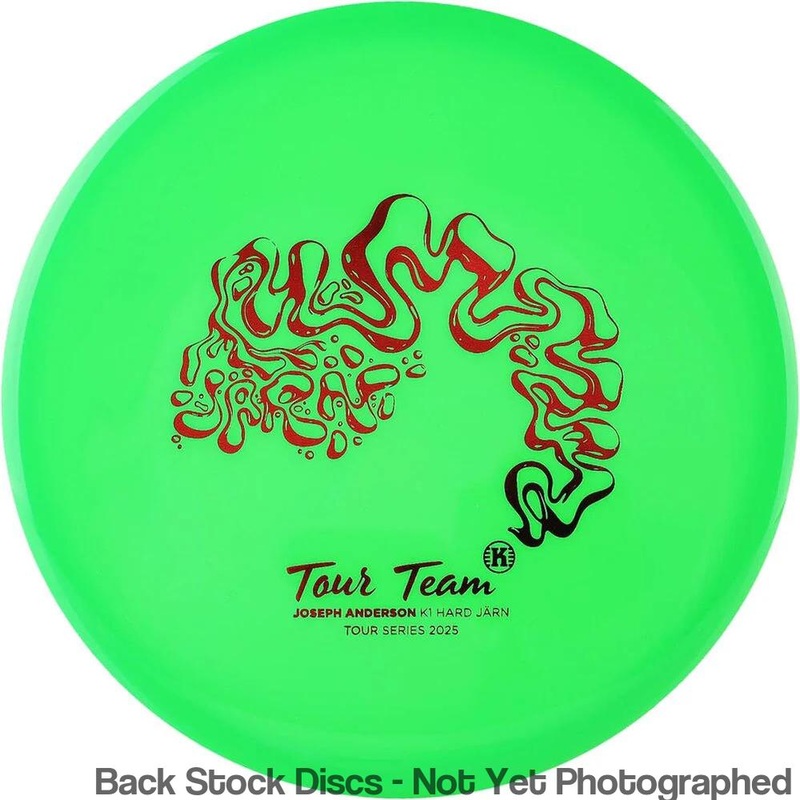 Kastaplast K1 Hard Jarn Midrange with Tour Team – Joseph Anderson – Tour Series 2025 Stamp [Back Stock Inventory – Disc and Stamp Color WILL VARY]