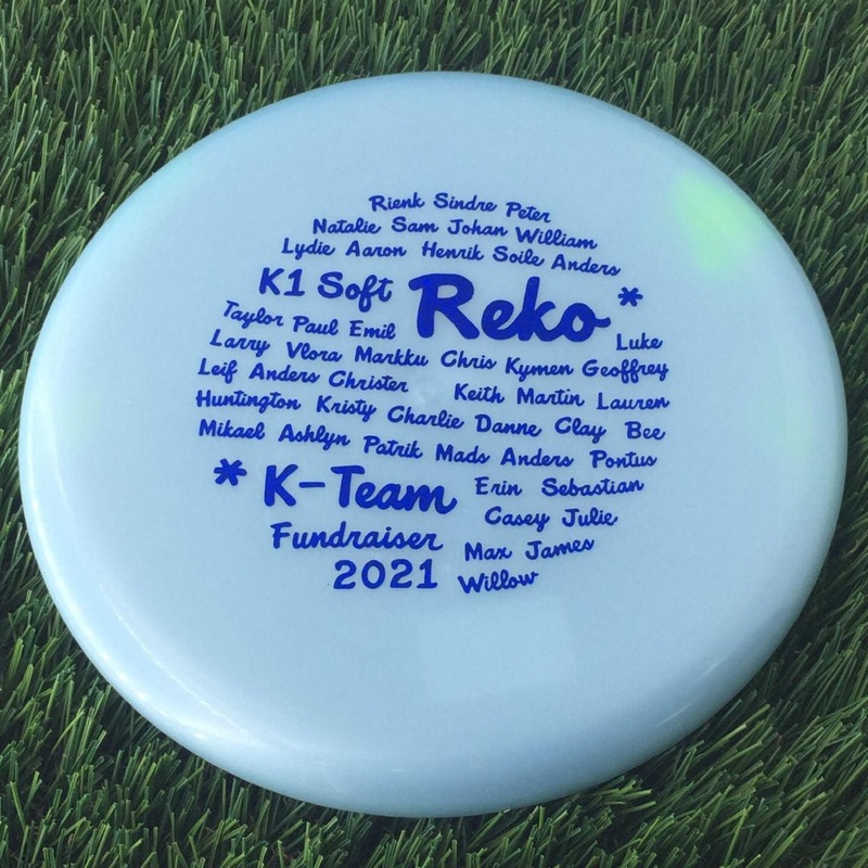 Kastaplast K1 Soft Reko with K-Team Fundraiser 2021 Stamp – 171g – Translucent Muted Blue