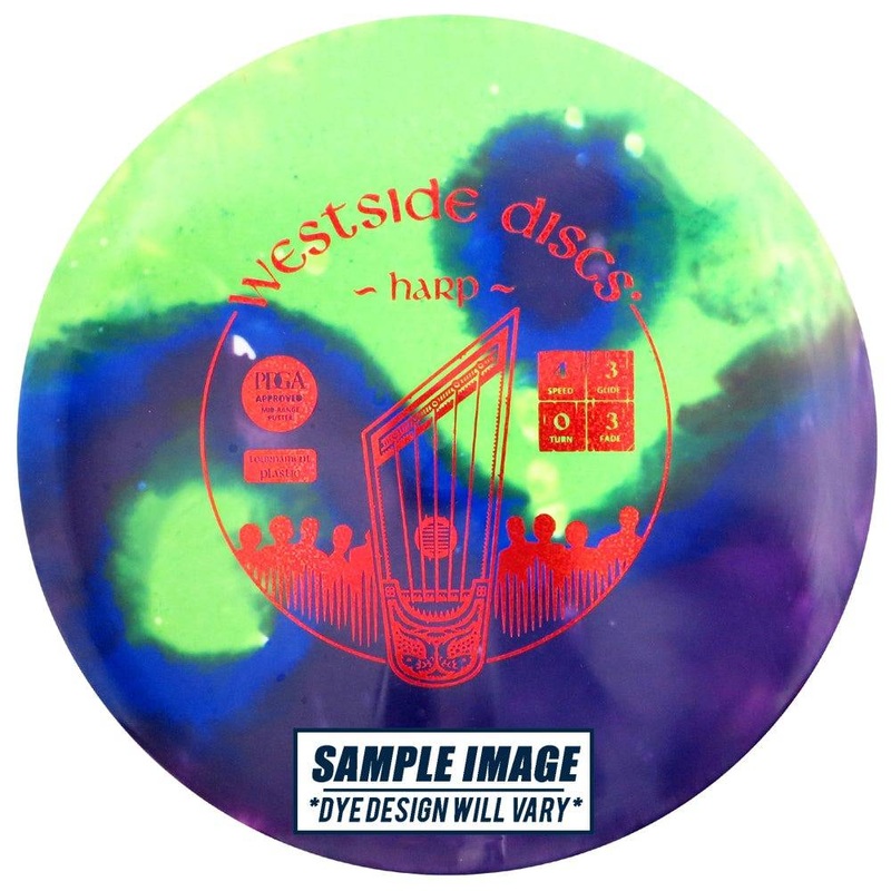 Westside MyDye Tournament Harp Putter Golf Disc
