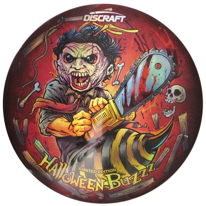 Discraft Limited Edition 2018 Halloween Full Foil SuperColor ESP Buzzz Midrange Golf Disc