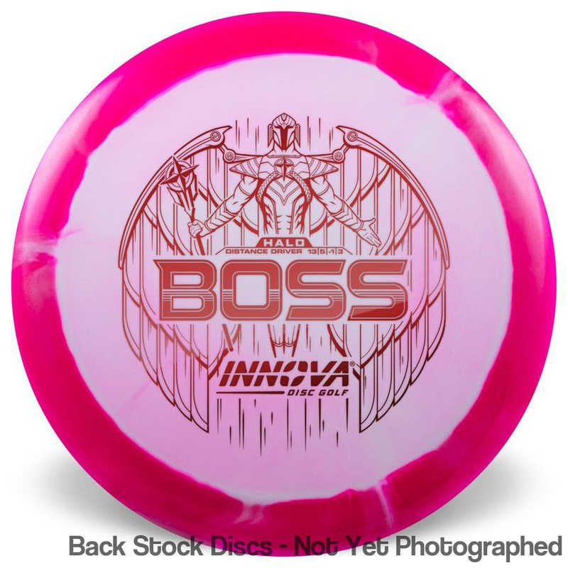Innova Halo Star Boss Distance Driver with Burst Logo Stock Stamp [Back Stock Inventory – Disc and Stamp Color WILL VARY]