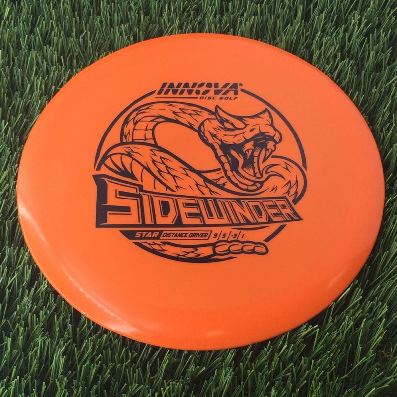 Innova Star Sidewinder with Burst Logo Stock Stamp – 166g Orange