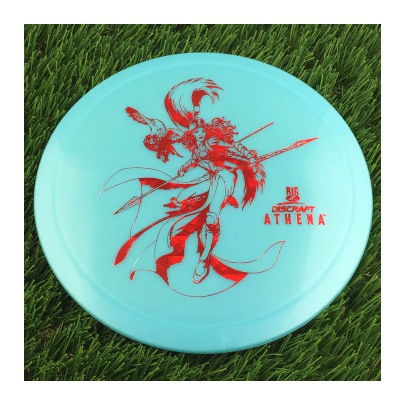 Discraft Big Z Collection Athena with Big Z Stock Stamp with Inside Rim Embossed PM Paul McBeth Stamp – 174g – Solid  Light Blue