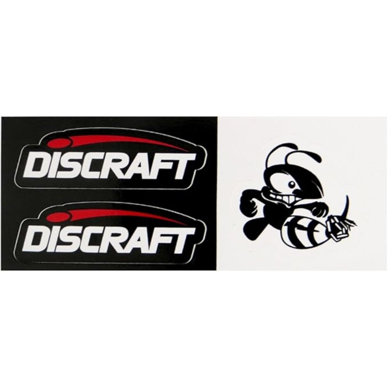 Discraft Buzzz Tri-Panel Disc Golf Sticker Sheet