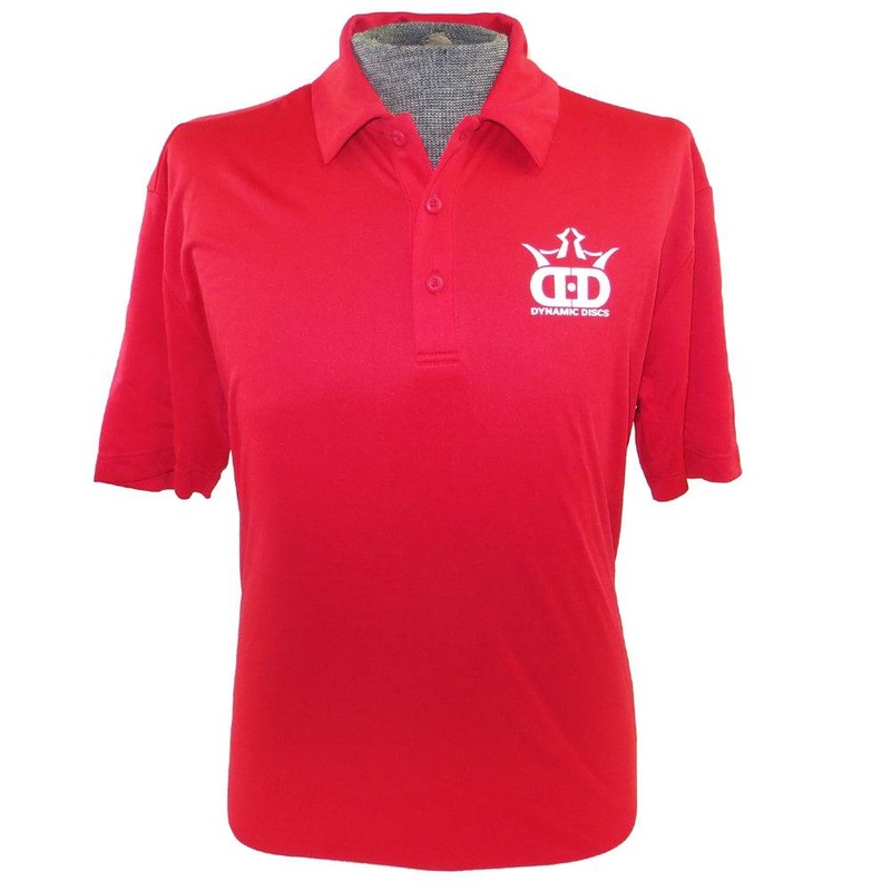 Dynamic Discs Lines of Sight Short Sleeve Performance Disc Golf Polo Shirt