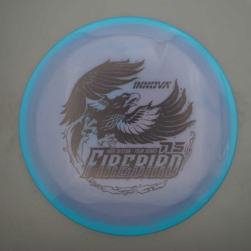 Innova Proto Glow Halo Star Firebird with Nate Sexton Sexybird Star Team Tour Series 2025 Stamp – 174.9g – Pale Blurple