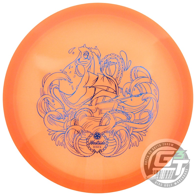 Westside Limited Edition Ocean’s Terror Stamp VIP Ice Tursas Midrange Golf Disc