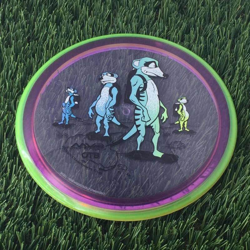 Axiom Prism Proton Crave with OTB Champions Cup 2025 – Meerkats by Marm O. Set Stamp – 158g – Green Rim Purple