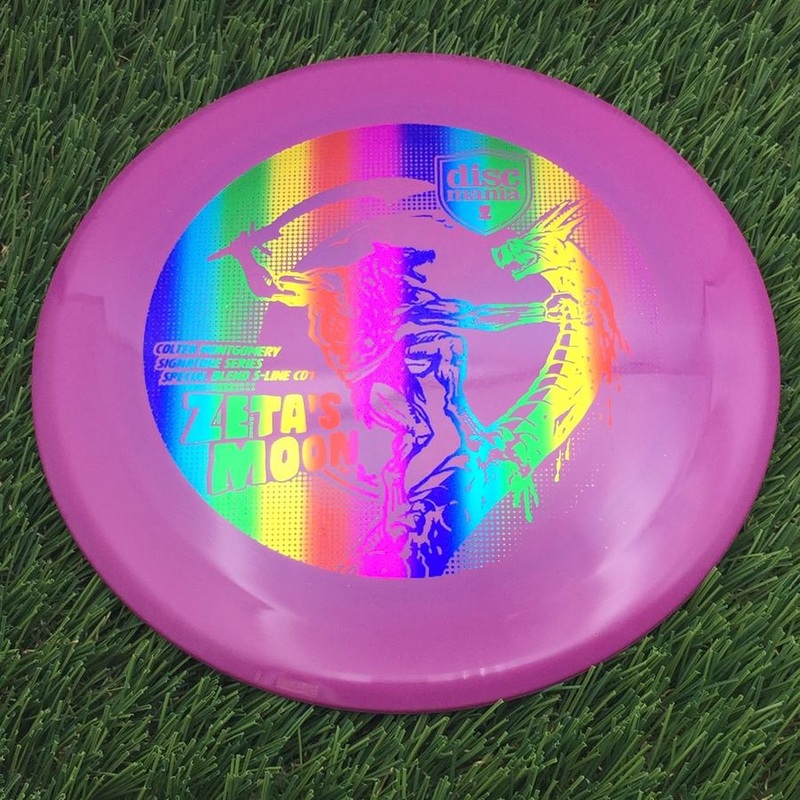 Discmania S-Line Special Blend CD1 with Zeta’s Moon Colten Montgomery Signature Series Stamp – 175.42g – Purple