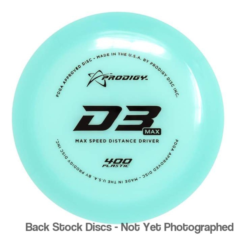 Prodigy 400 D3 Max Distance Driver (Stock Stamp) [Back Stock Inventory – Disc and Stamp Color WILL VARY]
