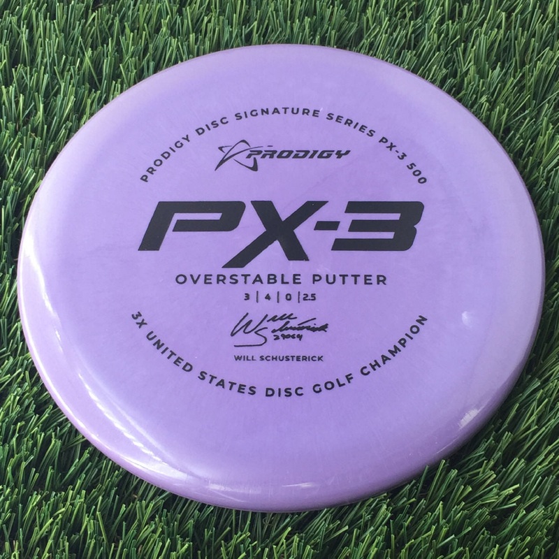 Prodigy 500 PX-3 with 2022 Signature Series Will Schusterick – 3X United States Disc Golf Champion Stamp – 174g Purple