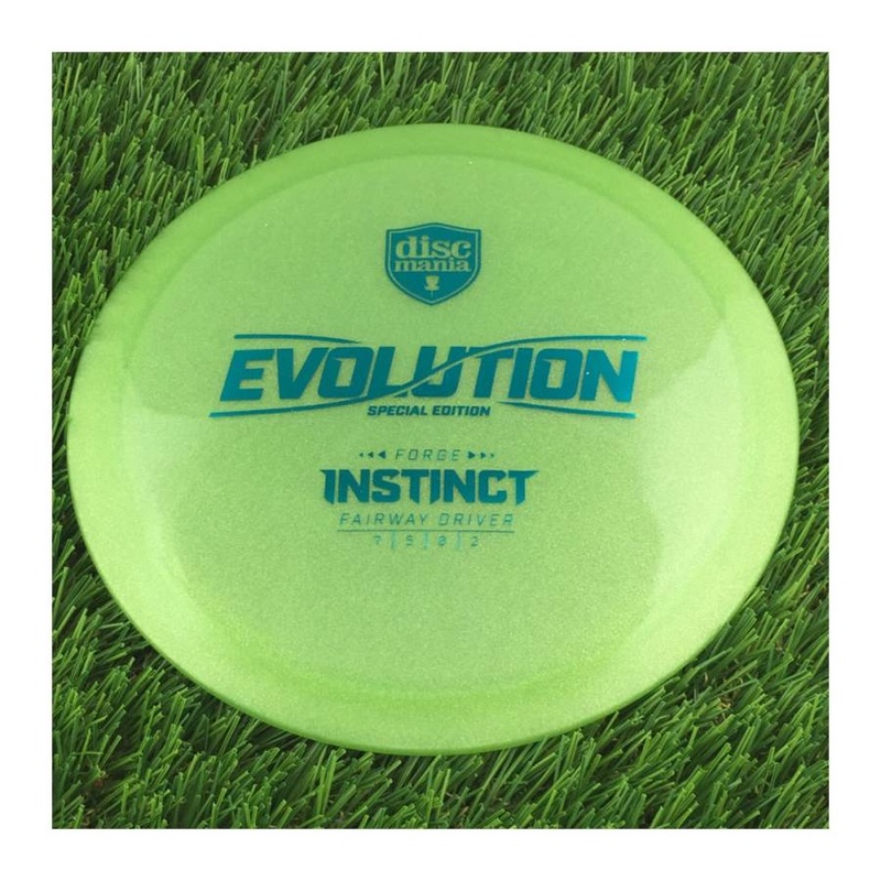 Discmania Evolution Forge Instinct with Special Edition Stamp – 174g – Translucent Green