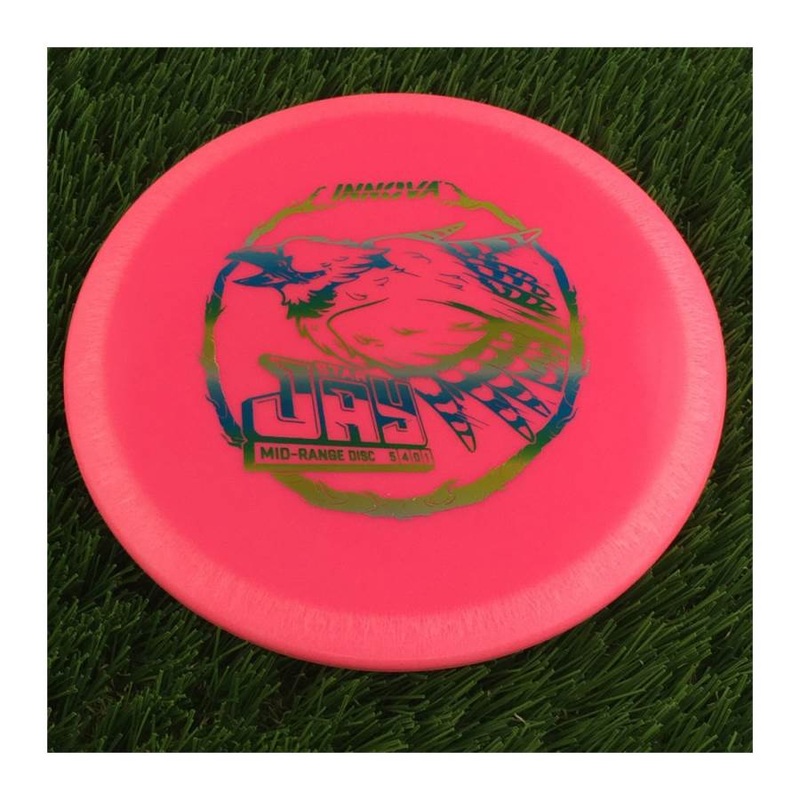 Innova Star Jay with Burst Logo Stock Stamp – 135g – Solid Pink