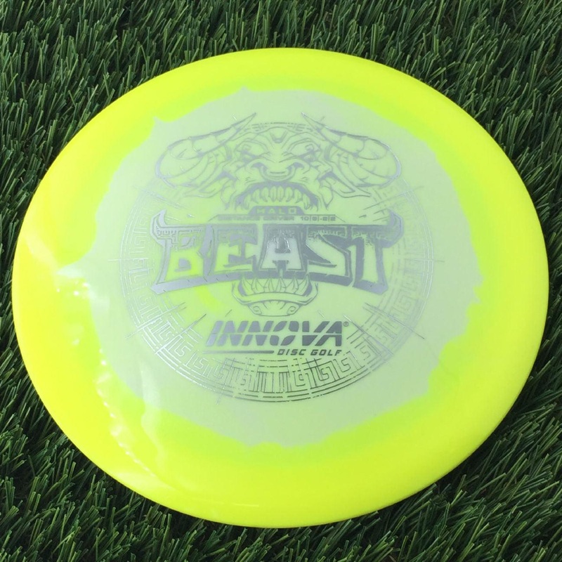 Innova Halo Star Beast with Burst Logo Stock Stamp – 149g Bright Yellow