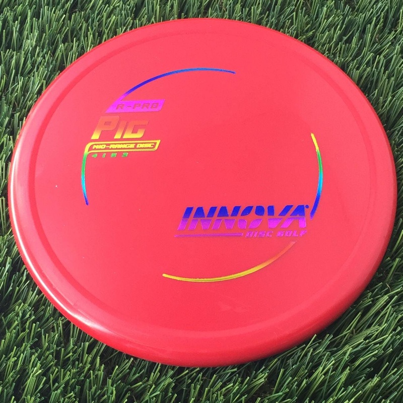 Innova R-Pro Pig with Burst Logo Stock Stamp – 172g Red