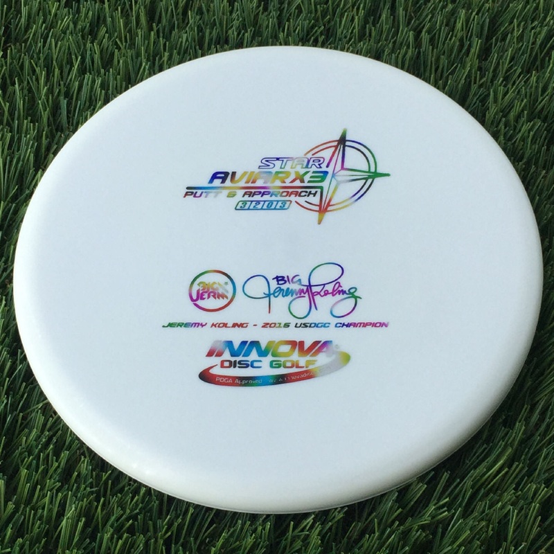 Innova Star AviarX3 with Big Jerm – Jeremy Koling – 2016 USDGC Champion Stamp – 166g White