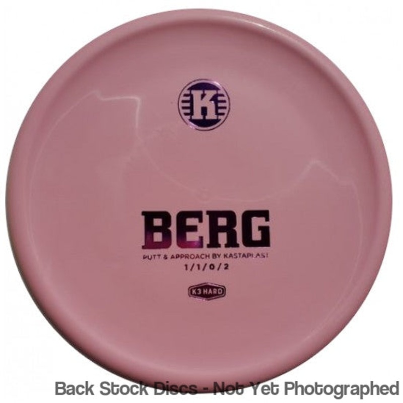 Kastaplast K3 Hard Berg Putter (Stock Stamp) [Back Stock Inventory – Disc and Stamp Color WILL VARY]