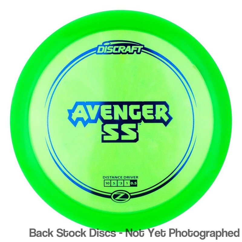Discraft Elite Z Avenger SS Distance Driver (Stock Stamp) [Back Stock Inventory – Disc and Stamp Color WILL VARY]