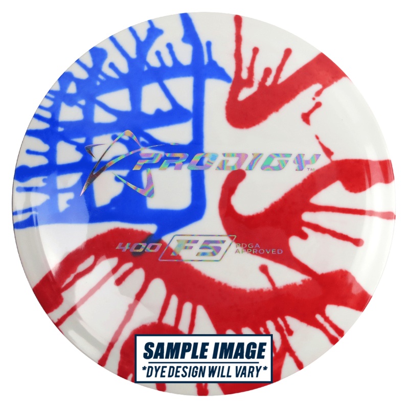 Prodigy Tie-Dye 400 Series F5 Fairway Driver Golf Disc