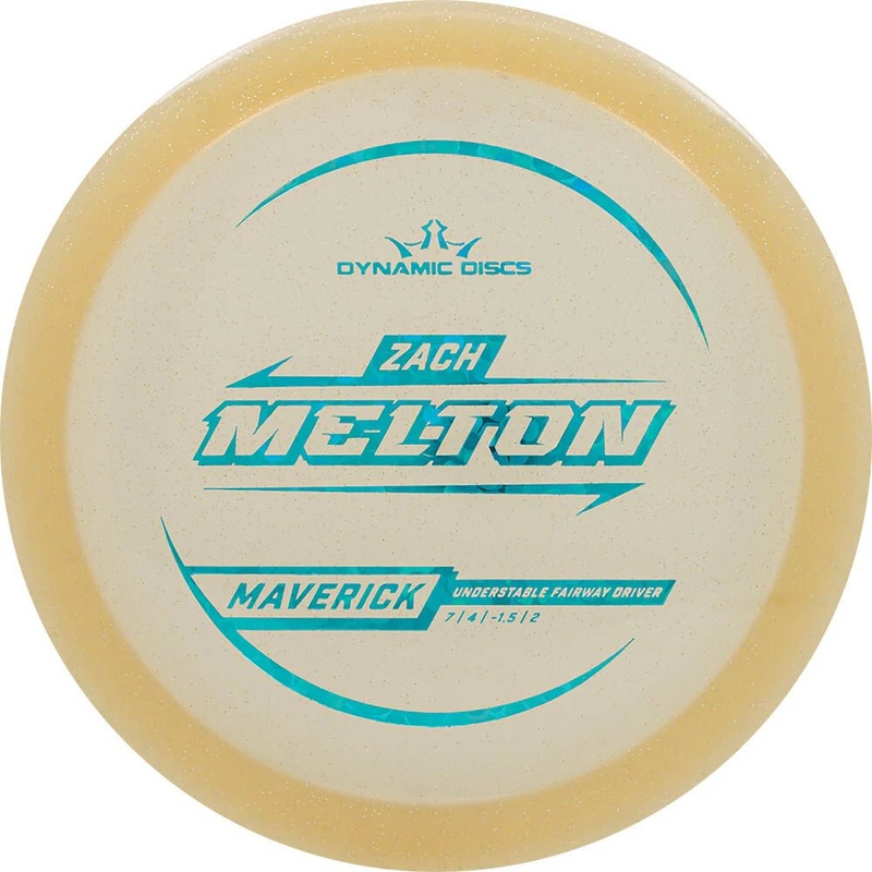 Dynamic Discs Lucid Gold Metal Flake Maverick – Zach Melton (2025 Tour Series)