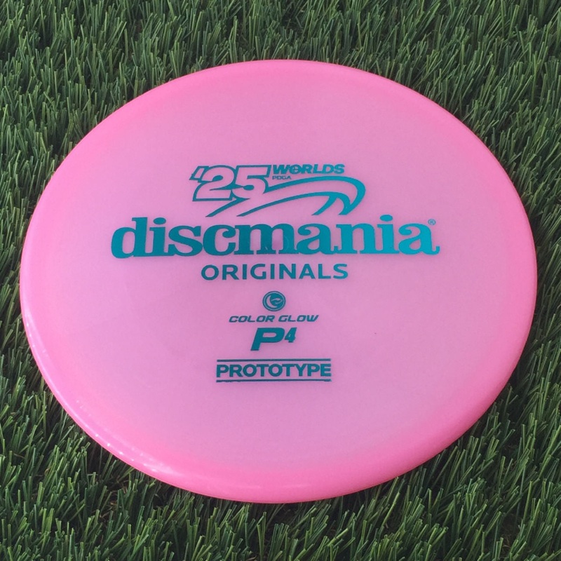 Discmania C-Line Color Glow P4 with Prototype ’25 Worlds Stamp – 175g – Pink