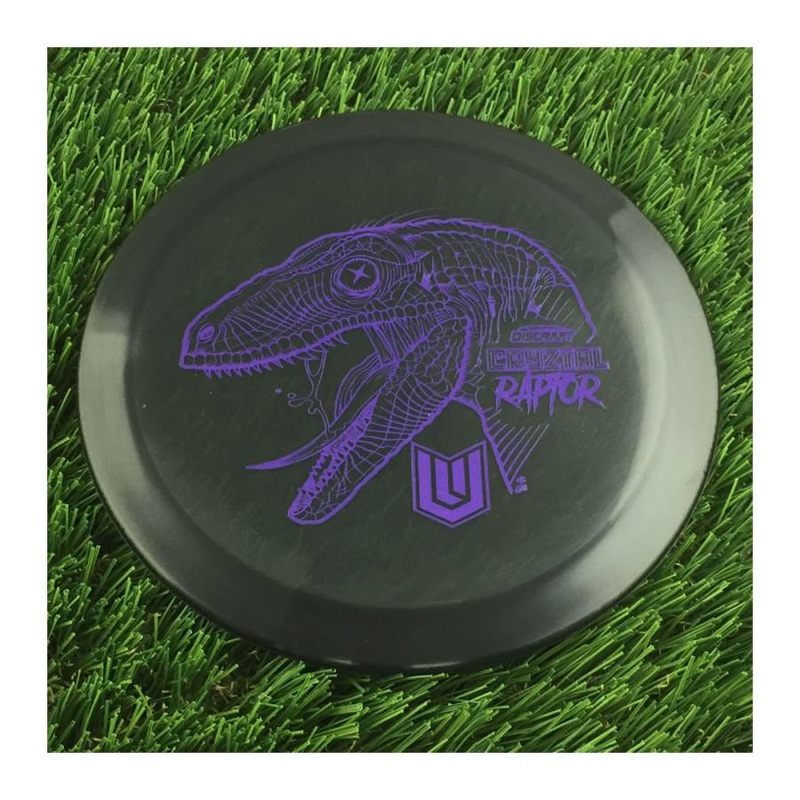Discraft CryZtal Raptor with Paul Ulibarri – Raptor Head – Uli Logo Stamp – 172g – Translucent Black