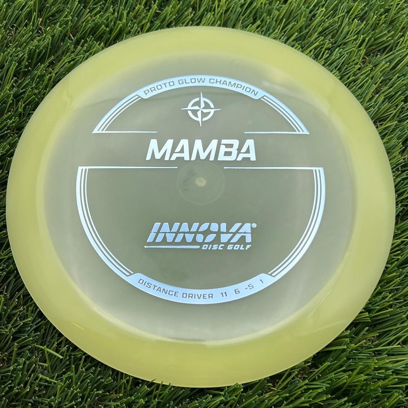 Innova Proto Glow Champion Mamba with Burst Logo Stock Stamp – 167.4g – Glow
