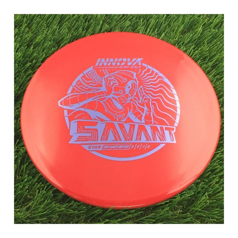 Innova Star Savant with Burst Logo Stock Stamp – 168g – Solid Red