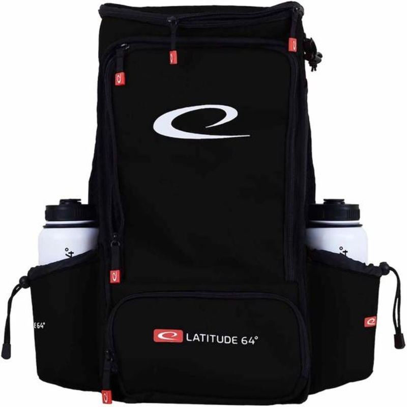 Latitude 64 Easy Go Backpack Disc Golf Bag V2 (Black)